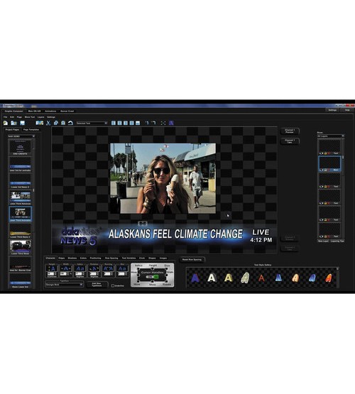 Datavideo CG-350 HD/SD Character Generator (Software Only)